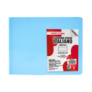 Cuaderno cosido Dietrix forma italiana doble raya 100 hojas color azul claro