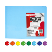 Cuaderno cosido Dietrix forma italiana blanco 100 hojas colores surtidos