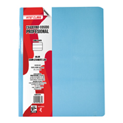 Cuaderno cosido Dietrix profesional doble raya 100 hojas color azul claro